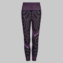 Load image into Gallery viewer, Signature On Purple Splash Leggings (No Pocket)