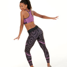 Load image into Gallery viewer, Signature On Purple Splash Leggings (No Pocket)