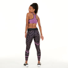 Load image into Gallery viewer, Signature On Purple Splash Leggings (No Pocket)
