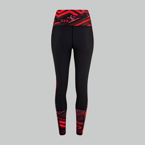 High-waisted Butiful leggings with pockets and African-inspired Ankara print – TYNA Activewear