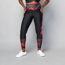 Load image into Gallery viewer, High-waisted Butiful leggings with pockets and African-inspired Ankara print – TYNA Activewear