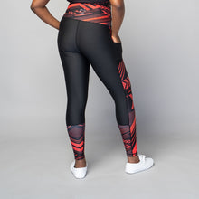 Load image into Gallery viewer, High-waisted Butiful leggings with pockets and African-inspired Ankara print – TYNA Activewear