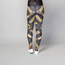Load image into Gallery viewer, Soko Ankara Yellow Vibrant Leggings