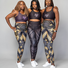 Load image into Gallery viewer, Soko Ankara Yellow Vibrant Leggings