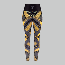 Load image into Gallery viewer, Soko Ankara Yellow Vibrant Leggings