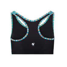 Load image into Gallery viewer, Batiq Cyan Sports Bra