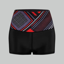 Load image into Gallery viewer, Women’s TYNA Activewear booty shorts with Ankara print – sweat-wicking and sculpting fit