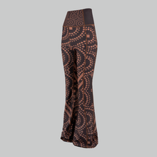Load image into Gallery viewer, Signature Brown Flared Leggings