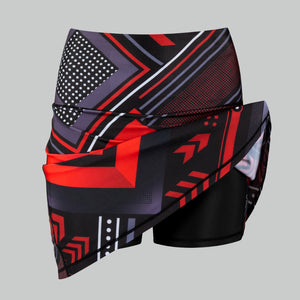 Women’s TYNA Activewear skort with high-rise waistband and sweat-wicking fabric