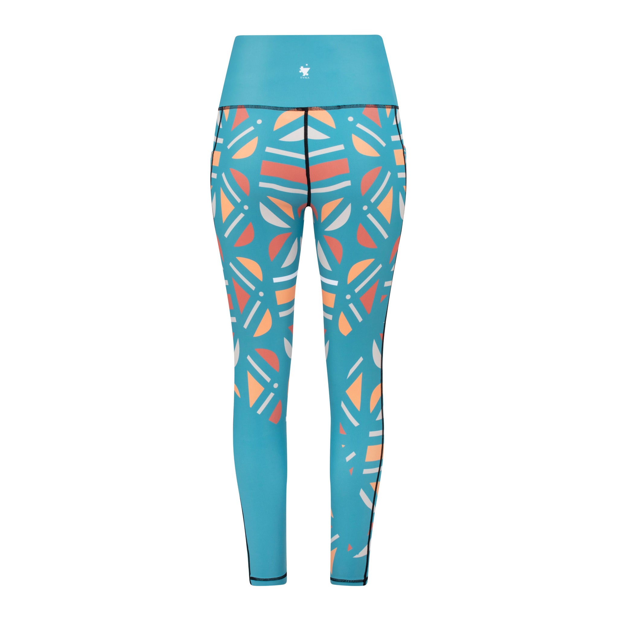 Batiq Cyan Vibrant Leggings (Side Pockets) – TYNA