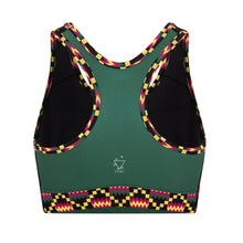 Load image into Gallery viewer, Kayentee on Green Sports Bra