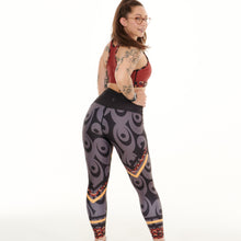 Load image into Gallery viewer, Siefay On Iron Red Splash Leggings