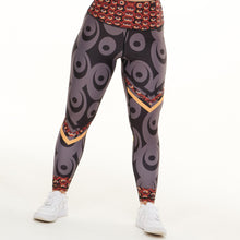 Load image into Gallery viewer, Siefay On Iron Red Splash Leggings