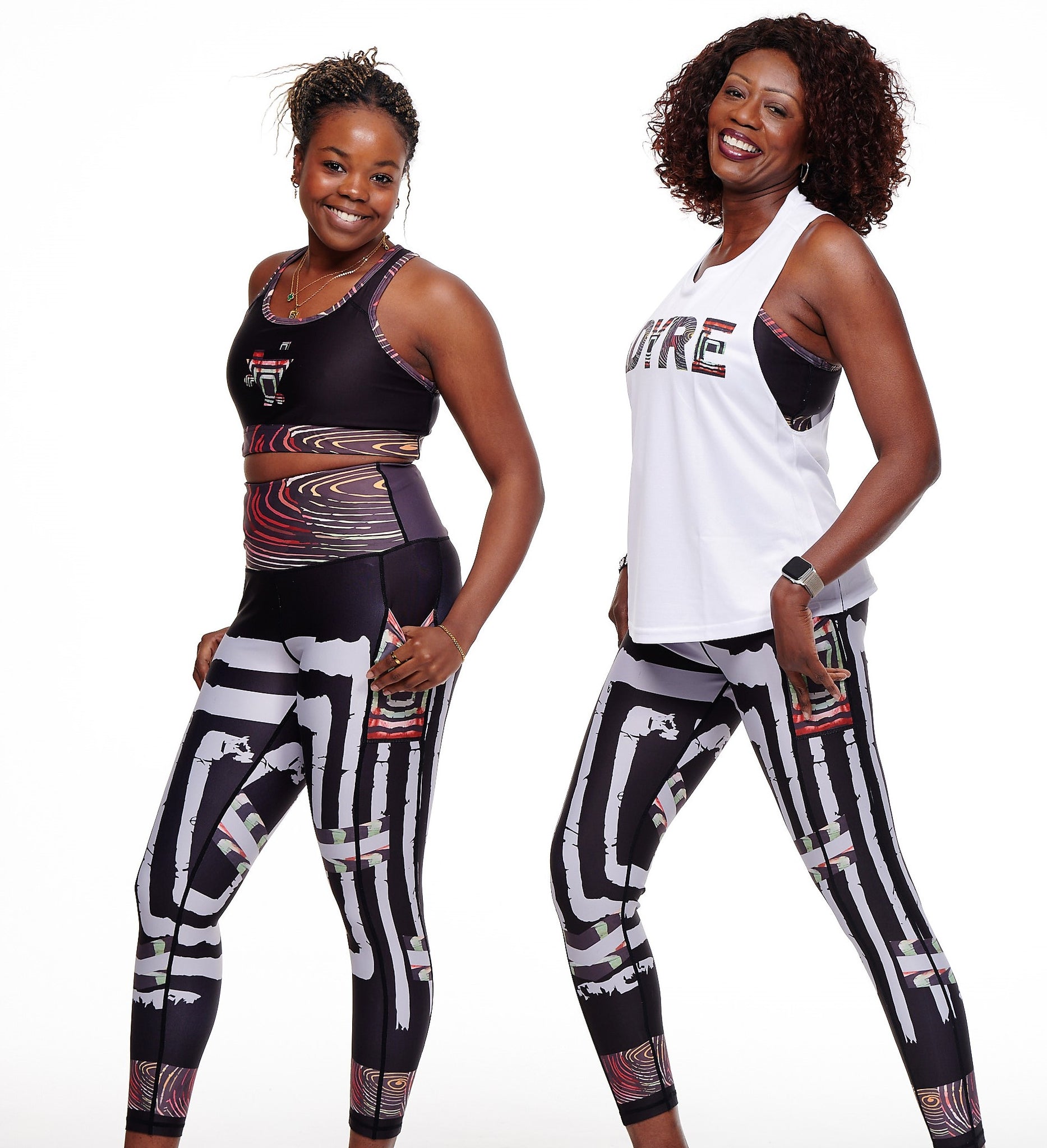 Adyre on Brocade Splash Leggings Side Pocket TYNA