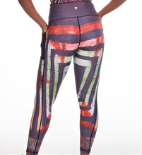 Load image into Gallery viewer, Adyre on Brocade Vibrant Leggings (Side Pocket)