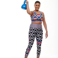 Load image into Gallery viewer, Kayentee Cerulean Splash Leggings