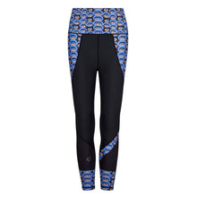 Load image into Gallery viewer, Siefay On Blue Butiful Leggings