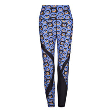Load image into Gallery viewer, Siefay On Blue Vibrant Leggings