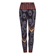 Load image into Gallery viewer, Siefay On Iron Red Splash Leggings