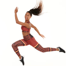 Load image into Gallery viewer, Siefay  On Iron Red Funky Leggings