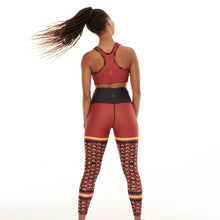 Load image into Gallery viewer, Siefay  On Iron Red Funky Leggings