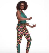 Load image into Gallery viewer, Kayentee Green Vibrant Leggings