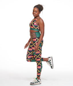 Kayentee Green Vibrant Leggings