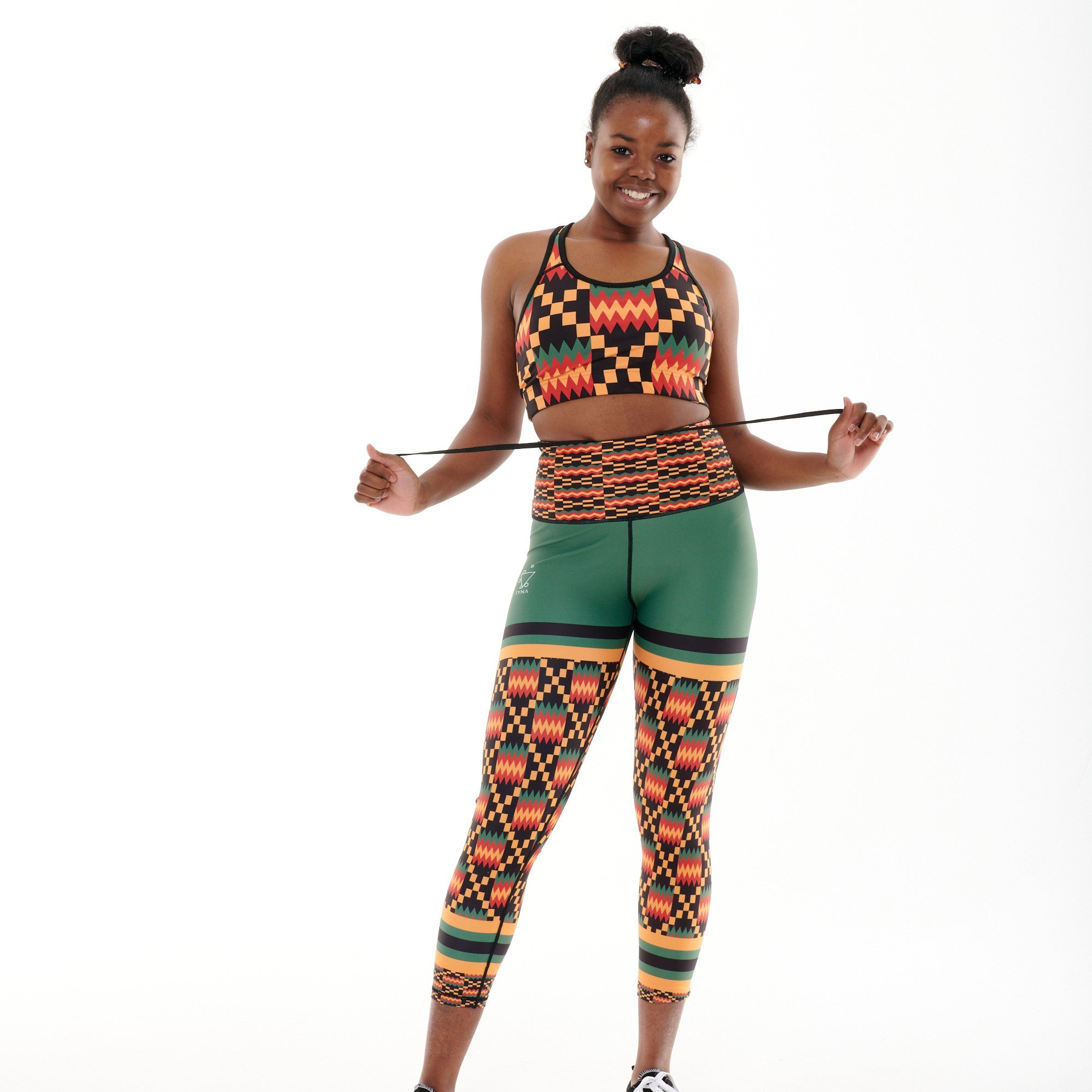 Kayentee On Green Funky Leggings – TYNA