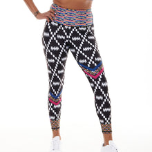 Load image into Gallery viewer, Kayentee Cerulean Splash Leggings